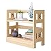 Étagère Bibliothèque en Bois Massif Rack Simple De Bureau Moderne Simple Créatif Atterrissage Étudiant Petite Bibliothèque Multi-Couches pour Enfants Bibliothèque Étagère (Color : Pentagon 2 Layers)