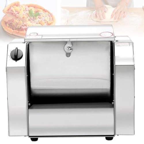 QUSYZD Amasadora Comercial de 750 W/1500 W, batidora eléctrica de pie para Cocina, amasadora con Temporizador para restaurantes y panaderías, 5 kg.,