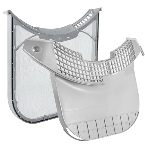 ADQ56656401 ADQ566564 Dryer Lint Filter & MCK49049101 Lint Screen Housing Cover for L.G Ken-more Elite Dryer Lint Filter Replace DLE3050W DLE3170W DLEX3370W DLE3400W DLE3500W DLEX3570W DLEX3700W