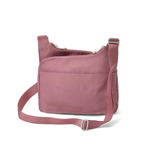 Image of Baggallini Crossbody Travel Bag 11x8.5 Lightweight Water-resistant Nylon Handbag