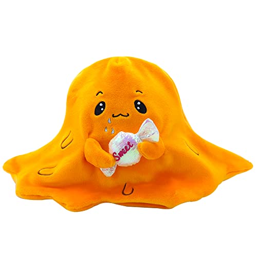 FIMIGID SCP Plush Toys 6 inch, SCP 999 Plush, Tickle Monster Halloween Stuffed Plushie Toy Gift for Kids (Candy Tickle Monster)