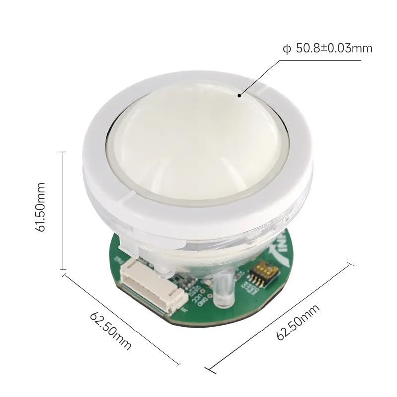 Moduł fotoelektryczny trackball 50 mm Precyzyjne pozycjonowanie Niskie zużycie energii Wysoka czułość do zastosowań wbudowanych