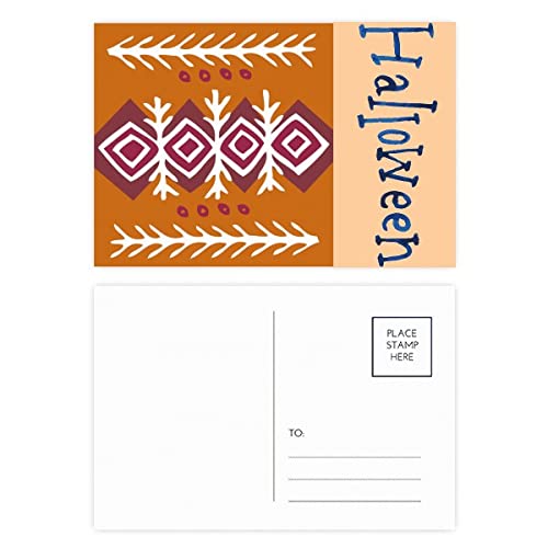 Cartes postales Totems mexicains Brown Dart pour Halloween - Lot de 20 pièces