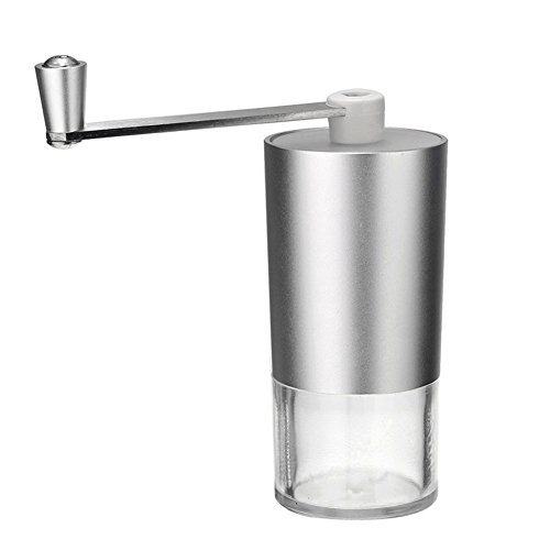 lanyuer Durable aluminio mano Manual molinillo de café Granos de arroz eléctrica molinillo de hierbas especias tuercas Burr Molienda Espresso licuadora molinillo