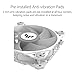 ASUS TUF Gaming TF120 ARGB White Edition (3-Pack) 3-Pin Customizable LEDs Blade, Advanced Fluid Dynamic Bearing