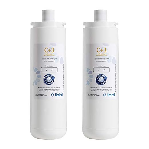 Conjunto Filtro IBBL C+3 para Purificador de Água (2 unidades)