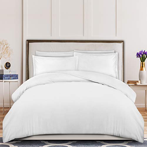Utopia Bedding 3-Piece Duvet Cover Set – 1 Duvet Cover with 2 Pillow