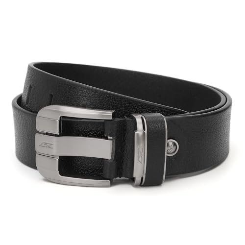Casual Men's Full-Grain Leather Belt, Wrinkle-free, 1.5 inch width, Picasso3