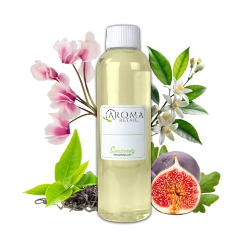 Black Tea & Fig 4 oz Refill for Oil Diffuser with Fig, Violet, Vanilla, & More Notes