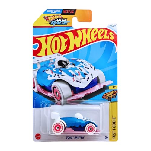 Image of Hot Wheels Let's Race Netflix Donut Drifter Fast Foodie for Ages 3 and Up (Multi)