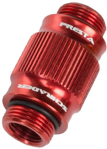 Qです LEZYNE, ABS-1 PRO HP Unisex Adult Chuck Head, Red/Hi Gloss, One