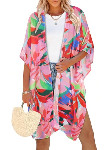 Image of Swimsuit Coverups for Women Sarong Beach Bikini Wrap Sheer Short Skirt Chiffon Scarf for Swimwear