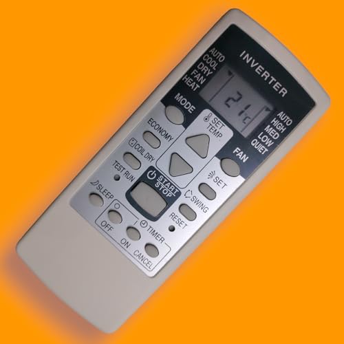 Image of Sanavya AC Remote Control - Compatible Replacement for Split & Window Air Conditioners - Replicates Genuine Remote Functions (O General Ac Remote 113C)