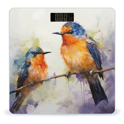 Báscula digital de baño vidrio templado 10.2 in miniatura 1