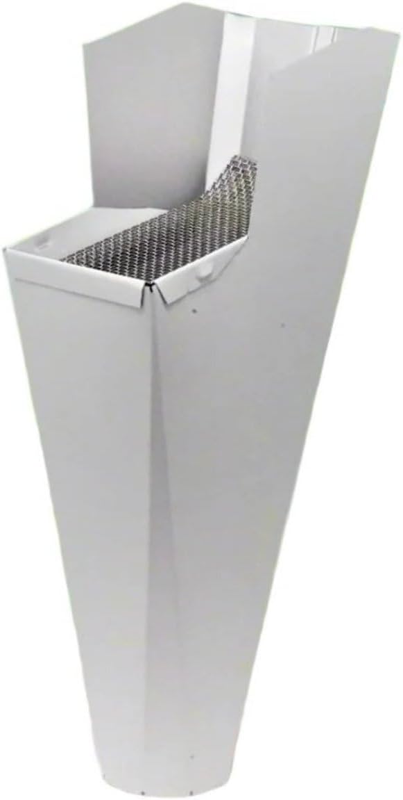 2x3 Downspout Cleanout with Screen - Aluminum Debris Guard - Prevents Underground Clogs - Ground-Level Access - Fits 5" Gutters - 25+ Colors Available