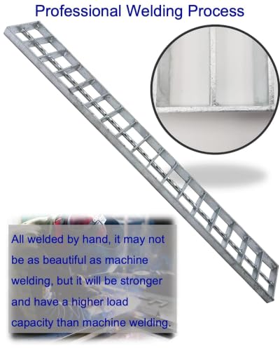 Image of Galvanized Steel Drain Grate, Driveway Channel Cover 24x3 in 2pk