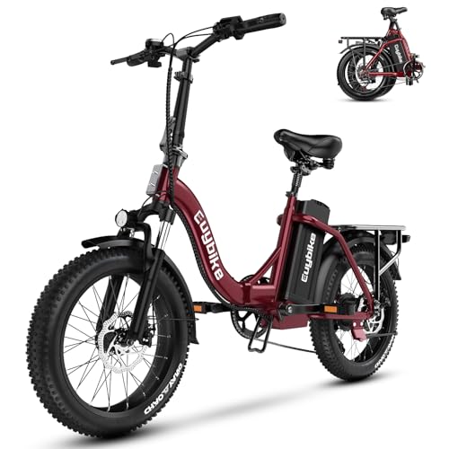 Image of 1000W Foldable Electric Bike,48V 20AH Removable Battery Ebike,80 Miles Max Range Electric Bike for Adults,20 inch Fat Tire Folding Ebike,Adult Electric Bicycle for Commute Beach Snow
