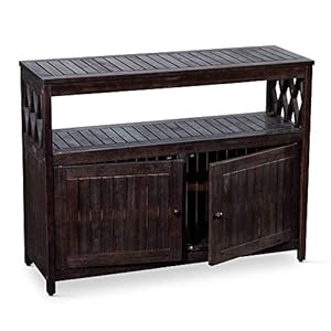 DTY Outdoor Living Longs Peak Eucalyptus Sideboard, Espresso