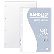 Bm – BeMore – Ricambi Bandup A4 Con Banda Rinforzata – Rigatura Bianca – Dimensione 21Cm X 29,7Cm – Risma Di Carta Confezione Da 40 Fogli – Carta 90G, Mq – 0108121