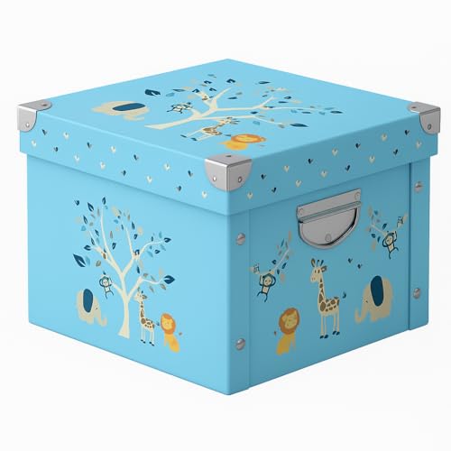 GroWings Baby Keepsake Box - Large Memory Storage for Newborns, Suitable for Boys and Girls, Strong, Durable, and Collapsible Gifts