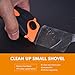 Multi functional cleaning shovel tool, ergonomically designed, suitable for paint scrapers on glass, stickers, tones, stickers, labels, sealants, adhesives