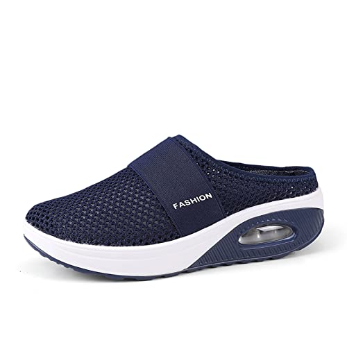 DIQUEQI Clogs Damen Luftkissen Slip-On - Orthopädische Diabetiker...