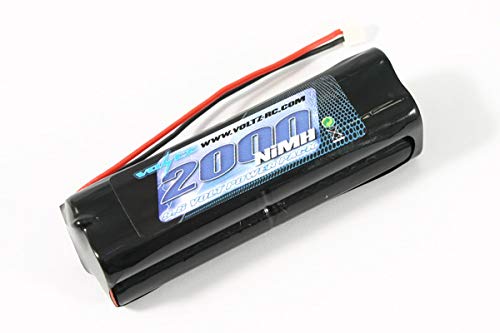 Voltz 2000mAh 9.6v TX Pack Battery with JR/Spectrum Connector [VZ0182]