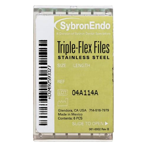 Kerr Dental 25967 Triple-Flex Endodontic Files #40 30mm 6/Pk