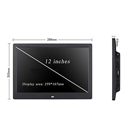 Cadre photo numérique 12 pouces Blanc avec télécommande et écran FHD IPS - 4