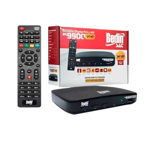 Qual a Melhor Antena para TV Digital de 2025? Melhores Ranking 11 Receptor Digital Sat Hd Regional Banda Ku Bs9900s Bedin