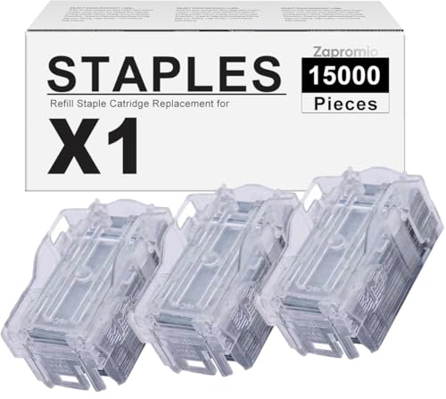 3-Pack X1 Staple Cartridge Compatible with Canon X1 0146C001 Staples