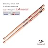 Extra Heavy Marching Drumstick-Exhausted, Marching Drum Stick, Hickory Drum Stick,Snare Drum Stick,Tenor Drumstick, one pair. Also have "Tired" and "Comfortable" size for choice.School Season Gift. #5