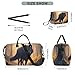 Black Wolf Autumn Forest Duffle Bag Women Travel & Cosmetic Pouches Set of 2, Fashion Womens Luggage Gym Bag Duffel Carry on Bags