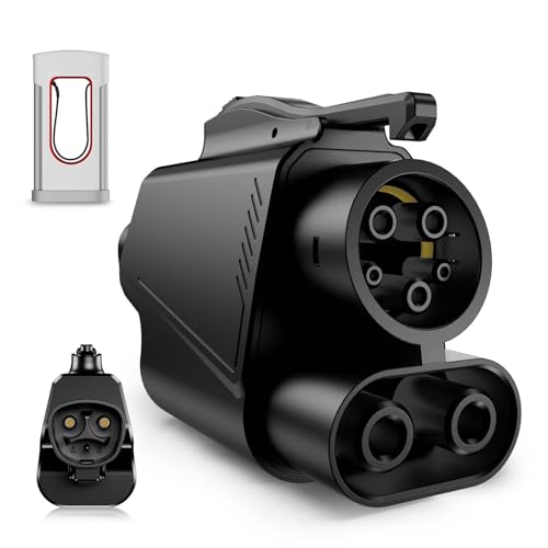 Upgraded NACS to CCS Adapter -500 Amps 1000V DC Fast Charge Adapter Tesla Supercharger to CCS1 EV Adapter Compatible with Tesla Superchargers [Check with Your Automaker for Compatibility]