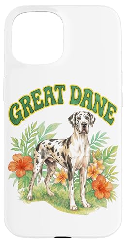 Great Dane Groovy �ԕ� ���� �O���[�g�f�[�� ���D�� �X�}�z�P�[�X iPhone 15 �p