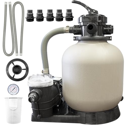 SWIMLINE Sand Filter Pump for Above Ground Pool - 14'', 0.43...