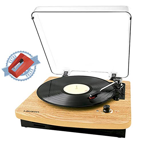 Record Player, Turntable for Vinyl Records 3 Speed, Belt Drive LP Vintage Phonograph