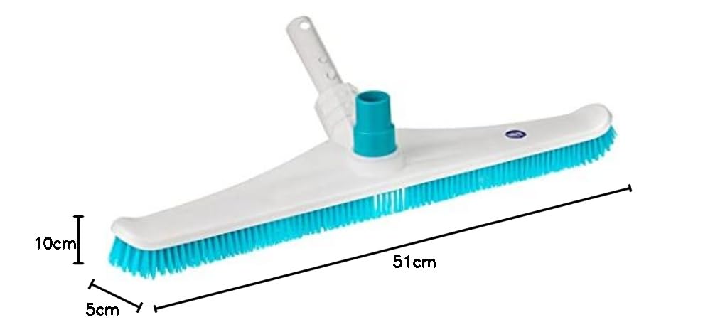 Gre 40802 - Cepillo de Aspiración para Limpieza del Fondo y Paredes de Piscina. Gran Formato de 51 cm. Accesorios para Mantenimiento y Cuidado de la Piscina.