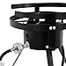 CHARD BSR13, Portable Burner with Stand and Regulator, Black, 50,000 BTU