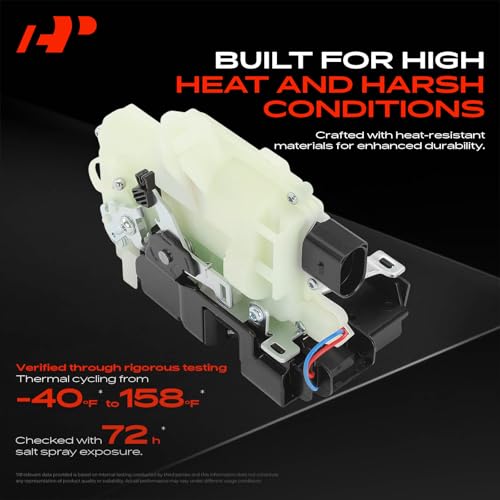 Image of A-Premium Front Left Driver Side Door Lock Actuator Compatible with Volkswagen Beetle 1999-2010, Golf 1999-2006, GTI 2006-2007, Jetta 2000-2005, Passat 2000-2005