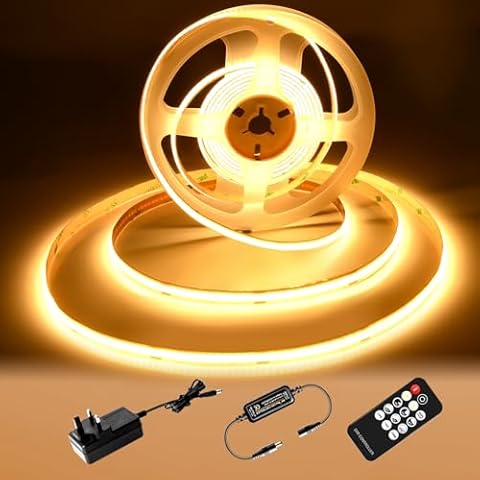 luktix 2M Warm White Dimmable LED Strip Cover