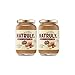 NATRULY Burro di Arachidi Naturale Senza zucchero, Senza Glutine e Senza Olio di Palma - 100% Naturale, 100% Vegan -Confezione 2x500g