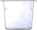 Carlisle FoodService Products Storplus Food Storage Container, Food Pan with Spoonable Corners for Catering, Buffets, Restaurants, Polycarbonate (Pc), 1/9 Size 6 Inches Deep, Clear