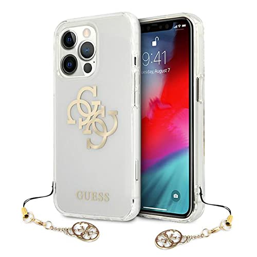 Guess GUHCP13L4GMGBR - Custodia per iPhone13 PRO / 13 6,1, con Logo 4G Big Metal