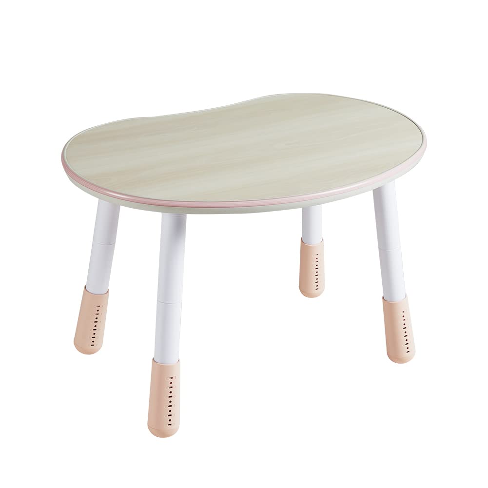 Photo 1 of DIOSHOME Children's Table, Wooden Multi-Activity Kid Activity Table, Height Adjustable Play Table for Kids, Boys, and Girls A-pink