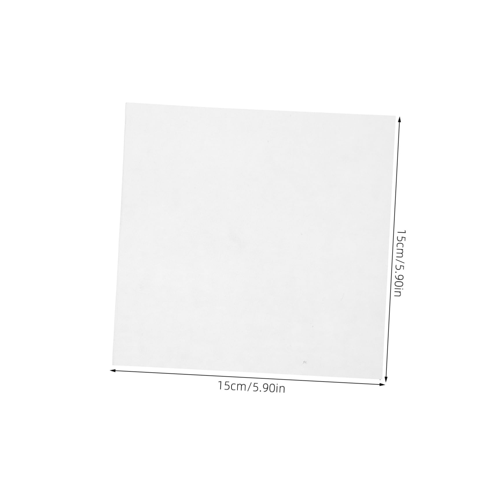 OSOLADY Square Weighing Paper Pad 500pcs 150mm Non-Stick Non-Absorbent for Lab Educational Use