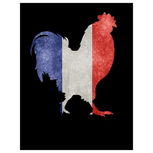 Notebook: An elegant 110-page 7.44''x 9.69'' Wide Ruled Lined Composition Notebook for fans of France and French Culture.