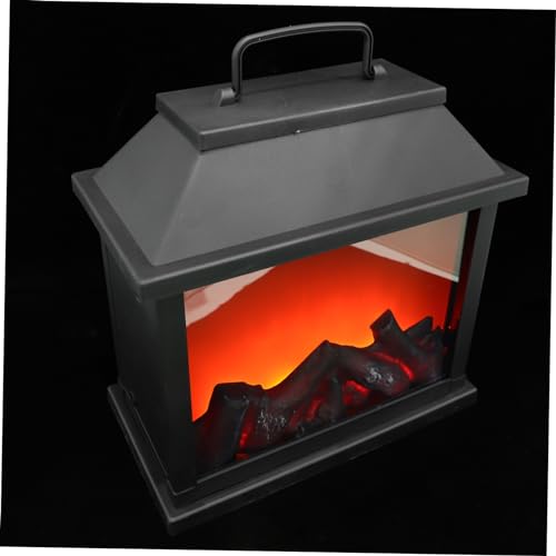 SEWOART Christmas Led Lantern Light Flameless Decorative Fireplace Lamp for