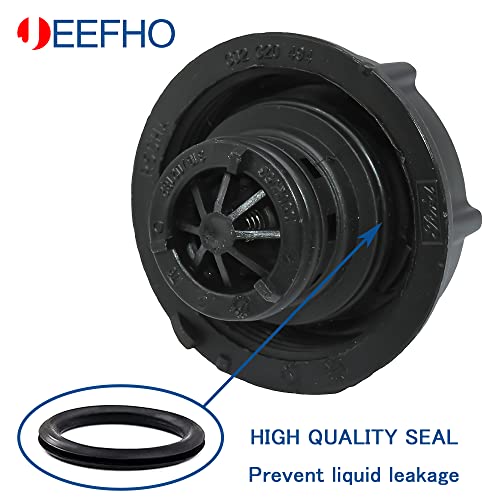 Dg93-8101-Aa Radiator Coolant Reservoir Tank Cap For Ford Focus Mustang Fusion Escape Fiesta Bronco Edge Ranger Expedition Explorer Transit & Lincoln Aviator Mkz Mkc. Replaces# 1301104 Dg93-8101-Aa #TOP1