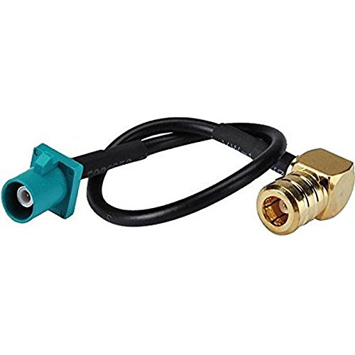 Fakra Z Plug to SMB Male (Female pin) Pigtail Cable RG174 30cm Ships from USA